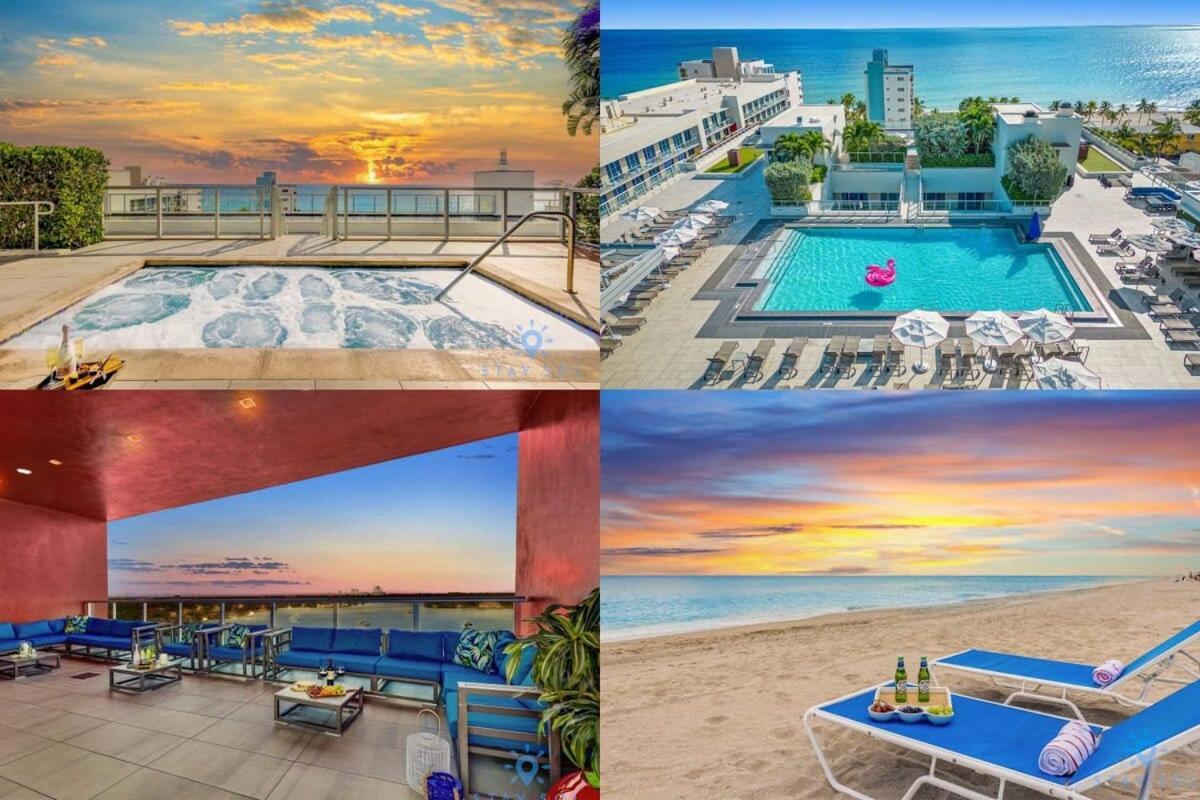 Best Stay - Rooftop Pool & Hot Tub - Hollywood Beach Eksteriør billede