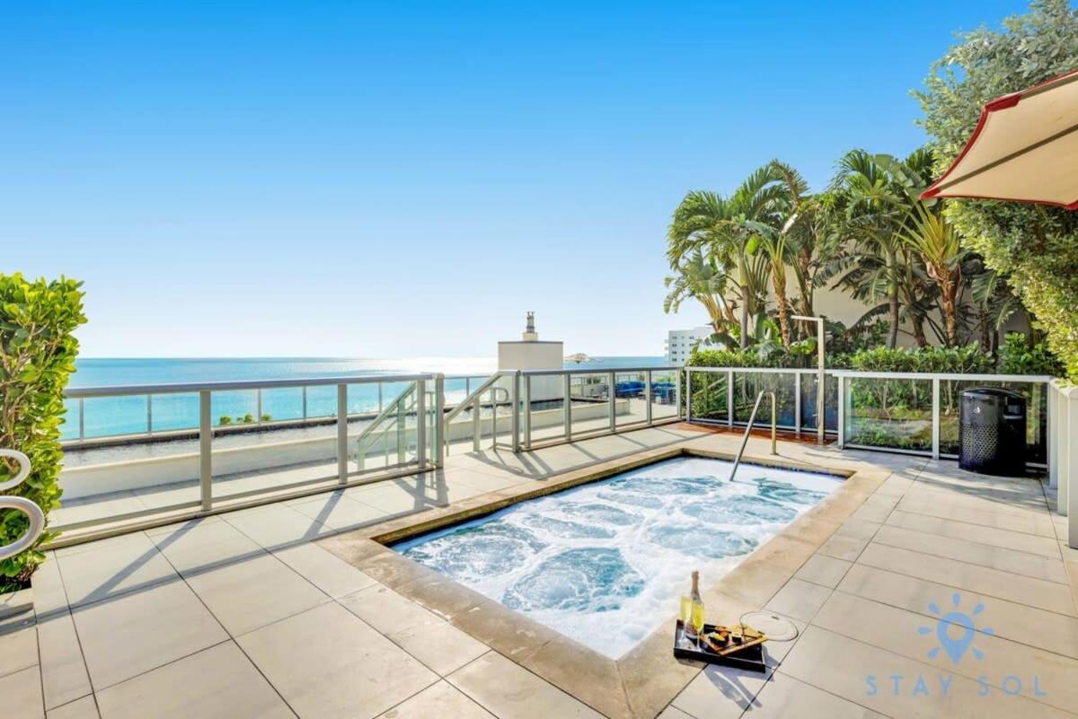 Best Stay - Rooftop Pool & Hot Tub - Hollywood Beach Eksteriør billede
